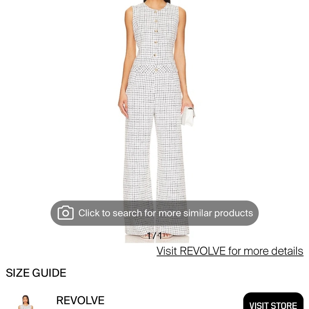 NWT Amanda Uprichard Tori Tweet Jumpsuit